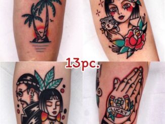 ✨❤️พร้อมส่ง❤️✨ แทททู Old School 13ใบ