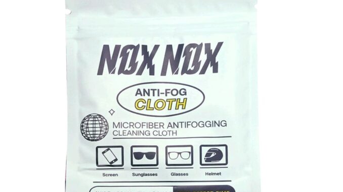 NOX NOX - Anti Fog ผ้าเช็ดเลนส์กันหมอกฝ้า ผ้าเช็ดแว่น ผ้าเช็ดเลนส์ ใส่แมสไม่ขึ้นฝ้า 100%