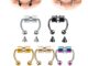 จิวจมูกแม่เหล็ก จิวจมูกหลอก จิวจมูกเกือกม้า JN155