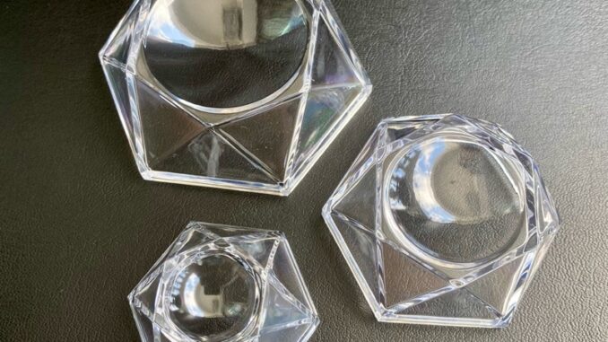 Clear Acrylic Sphere Stand (ฐานอคริลิคใส สำหรับวางหินทรงกลม)