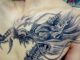 (Universing) สติกเกอร์รอยสักชั่วคราว ลายมังกร 3D กันน้ํา ขนาดใหญ่ สําหรับร่างกาย