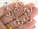 Temperament Alloy Diamond Love Clavicle Chain Name Initials Heart Pendant Letters Necklace for Women Jewelry Couple Choker
