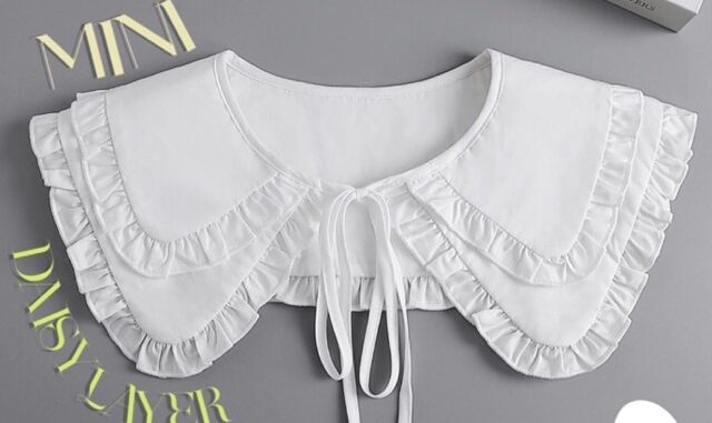 พร้อมส่ง MINI DAISY LAYER ปกคอถอดได้ รุ่นเลเยอร์ ไซส์มินิ สีขาว ระบายหวาน cotton งานเกรดพรีเมี่ยม พร้อมส่ง MINI DAISY LAYER ปกคอถอดได้ รุ่นเลเยอร์ ไซส์มินิ สีขาว ระบายหวาน cotton งานเกรดพรีเมี่ยม