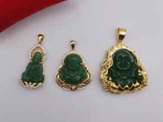 จี้สร้อยคอ พระสังกัจจายน์ จี้เจ้าแม่กวนอิมจี้หยก อรหันต์​แห่งความอุดมสมบูรณ์ "แห่งโชคลาภ