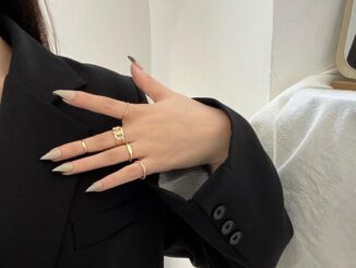 Cabeza แหวนเงินทอง 5 ชิ้น / ชุดเครื่องประดับแฟชั่นสําหรับสตรี