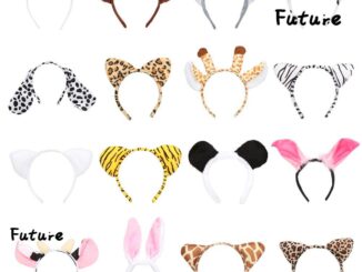 Future ที่คาดผมคอสเพลย์ รูปหูสัตว์ ม้าลาย สุนัข ฮาโลวีน สําหรับปาร์ตี้วันเกิด