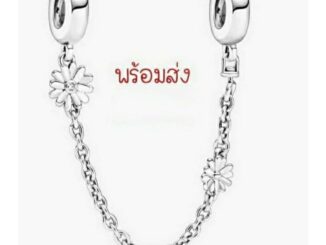 Pandora  silver  safety เซฟตี้เดซี่