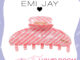 พรีออเดอร์  EMI JAY BIG EFFING CLIP IN PEACH CABANA