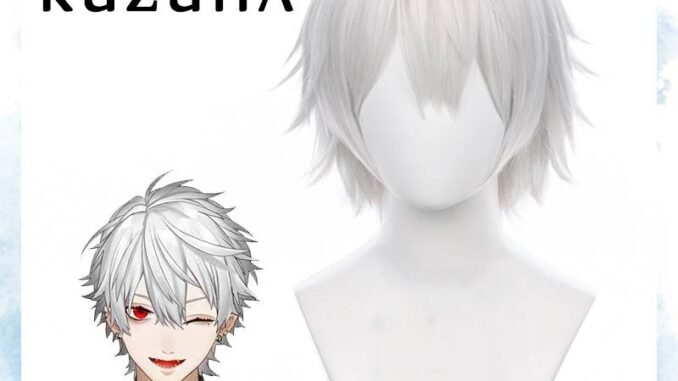 Sam ANYCOLOR Vtuber - Kuzuha วิกผมสั้น สีเงิน สําหรับแต่งคอสเพลย์ ปาร์ตี้ฮาโลวีน NIJISANJI Sam ANYCOLOR Vtuber - Kuzuha วิกผมสั้น สีเงิน สําหรับแต่งคอสเพลย์ ปาร์ตี้ฮาโลวีน NIJISANJI