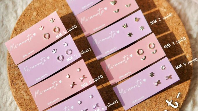 ต่างหูก้านเงินแท้ S92.5 ♡ Minimal set (2คู่)
