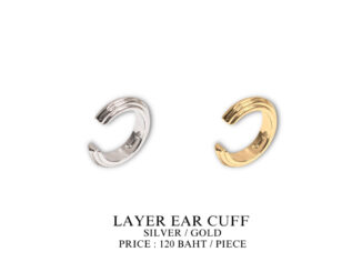 layer ear cuff (brass)