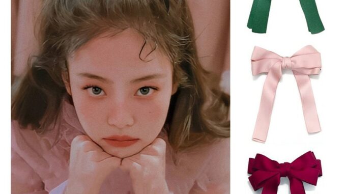 [ZOMI] กิ๊บติดผมประดับโบว์น่ารักสไตล์เกาหลีเครื่องประดับผมสีดำสำหรับผู้หญิง
