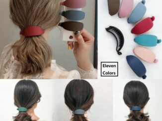 Kf150 กิ๊บติดผมหางม้า สีพื้น สไตล์เกาหลี