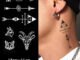【COCO Magic tattoo】สติกเกอร์รอยสักชั่วคราว กึ่งถาวร กันน้ํา ติดทนนาน 15 วัน 18 ซม.*11 ซม.