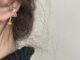 ต่างหูหนีบลูกปัดคริสตัลห้อยโซ่ • Crystal Beads Chain Ear Cuff