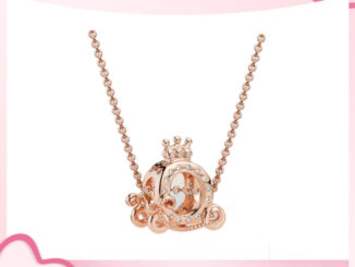 [ส่งจากกรุงเทพ]Pandora สร้อยคอ สร้อยคอพร้อมจี้ แฟชั่น Shining Crown Carriage Necklace ของขวัญสำหรับคนพิเศษ ของแท้ 100%