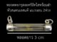ตะกรุด ปลอกตะกรุด สแตนเลส พร้อมหลอดอะคริลิคใส ยาว 3 cm. แบบแขวนคู่ แนวนอน 2 ห่วง เบอร์ 6 - 20