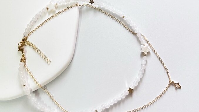Set สร้อยคอหิน+โซ่14k