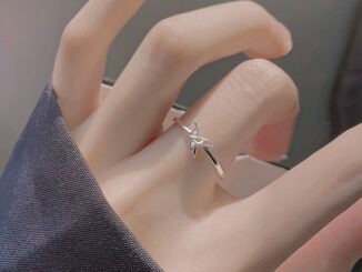 แหวน Elegant Bird Crystal Silver Ring Fashion Thousand Paper Cranes Party Finger Rings for Women Jewelry Gift