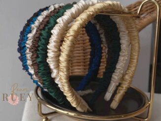 Mulberry silk skinny vintage headband 19momme ที่คาดผมผ้าไหมมัลเบอร์รี่ ที่คาดผม