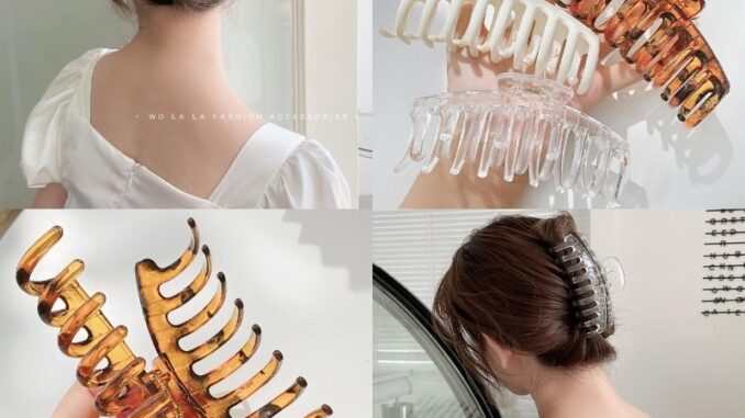 กิ๊บติดผมขนาดใหญ่สไตล์เกาหลีสําหรับผู้หญิง
