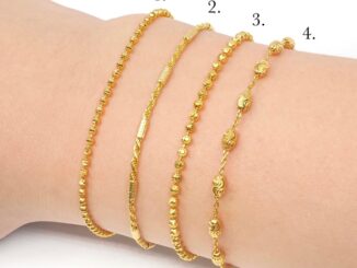 สร้อยข้อมือเงินแท้ Italy ชุบทอง 24k/20k
