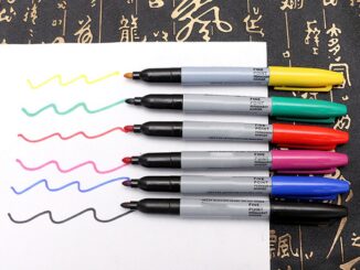 ปากกามาร์กเกอร์สําหรับสักคิ้วถาวรกันน้ํา 6 ชิ้น Tattoo Marker Pen