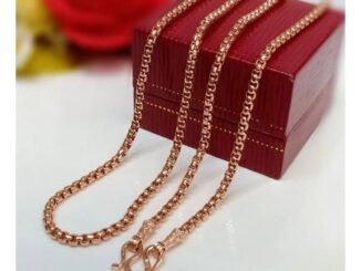 jewelryshop365 K310 สร้อยคอ สร้อยคอ''นาค'' สร้อยคอนาค ลายผ่าหวาย ไม่ดำน้ำหนัก2บาท
