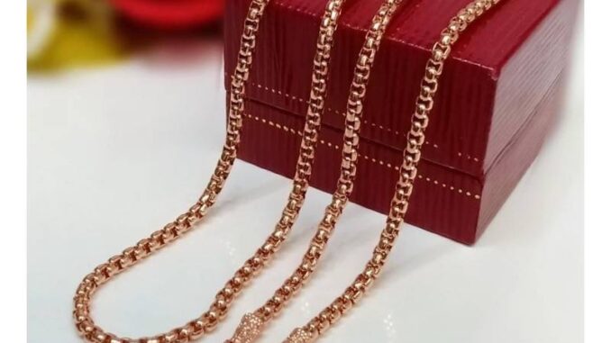 jewelryshop365 K310 สร้อยคอ สร้อยคอ''นาค'' สร้อยคอนาค ลายผ่าหวาย ไม่ดำน้ำหนัก2บาท