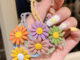 ยางรัดผมเดซี่ คละสี พร้อมส่ง มัดผมเกาหลี หนังยางมัดผม ลายน่ารัก ยางผูกผม เชือกมัดผม