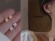 Roselife S925 Silver Hollow Flowers Stud Earrings for Women Girls Fashion Ear Jewelry 1 Pair
