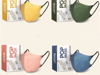 Kf94 3plyMask หน้ากากปิดหู สีดํา สไตล์เกาหลี 50 ชิ้น