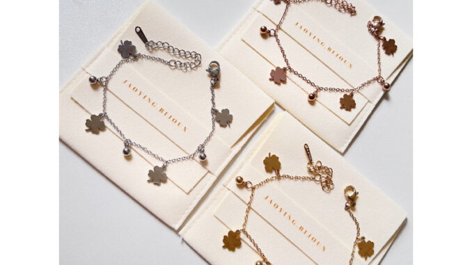 Jaoying - Stainless Steel Four-Leaf Clover Bracelet