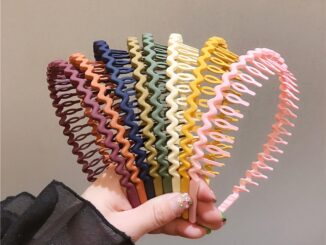 ที่คาดผม กันลื่น เครื่องประดับผม ออกแบบดี สีเงิน