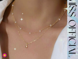 สร้อยเลเยอร์ สร้อยมุก จี้ดาว พร้อมส่ง! (#P5)