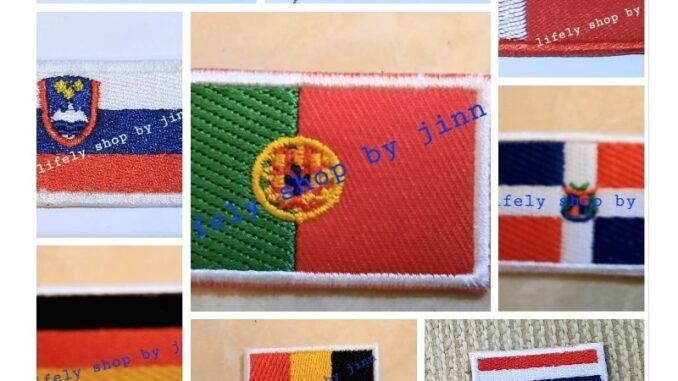อาร์มธงชาติ  สินค้าไทย งานตรงปก   สินค้าพร้อมส่ง ธงนานาประเทศ ตัวรีดติดเสื้อ หมวก กะเป๋า Iron patch