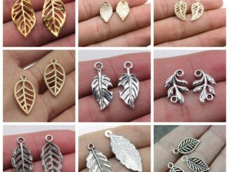 จี้ใบไม้ ขนาดเล็ก สําหรับทําเครื่องประดับ แฮนด์เมด Diy