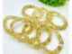 Natural Citrine Round Beaded Bracelet for men and women Yellow Citrine Quartz Bracelet available in 6 mm 8mm 10mm