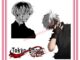แผ่นสติกเกอร์ ลายการ์ตูนอนิเมะ Tokyo Ghoul DIY สําหรับตกแต่งเสื้อผ้า