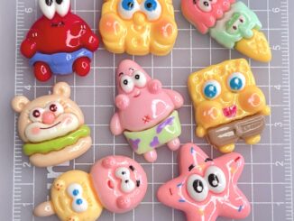 [3 #] Jibbitz Crocs สไตล์ใหม่ บิสกิตขนาดเล็ก สมบัติทะเล แวววาว แฮนด์เมด DIY ครีมกาว เคสโทรศัพท์ กิ๊บหัวเชือก เรซิน อุปกรณ์เสริมรูรองเท้า หัวเข็มขัด อุปกรณ์เสริม SC