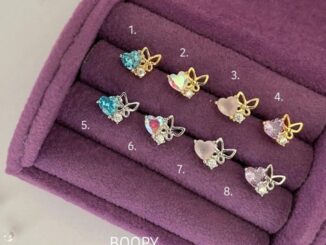จิวหู Rapunzel piercing (stainless steel) โดนน้ำได้