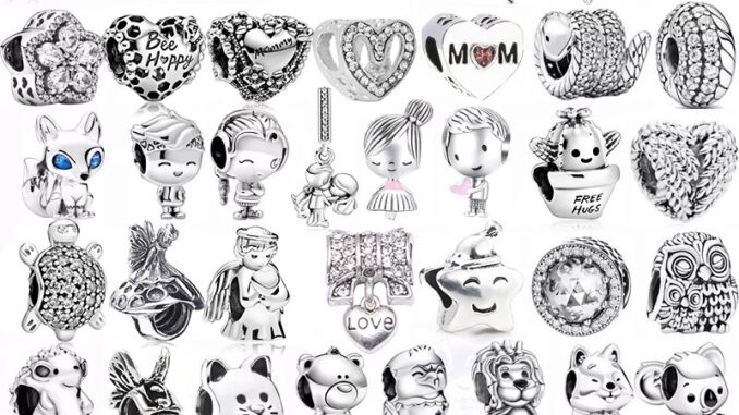 ลูกปัดเงิน 925 DIY สําหรับทําเครื่องประดับ สร้อยข้อมือ สร้อยคอ ผู้หญิง