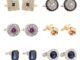 Moily Mens Shirt Cufflinks Novelty Luxury Blue White Elegant Style Cuff Links