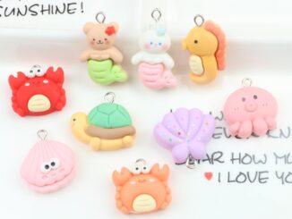 จี้เรซิ่น รูปปลาหมึกทะเล ปู เต่า ปลาหมึก ขนาดเล็ก แฮนด์เมด diy สําหรับทําเครื่องประดับ สร้อยคอ ต่างหู พวงกุญแจ
