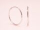 Grace Fine Jewelry ต่างหูห่วงทองแท้9K Thin hoops Small size