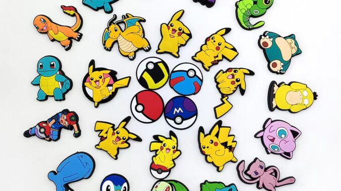 Jibz เข็มกลัด ลายการ์ตูนโปเกม่อนน่ารัก DIY สําหรับตกแต่งรองเท้าแตะ Jibz เข็มกลัด ลายการ์ตูนโปเกม่อนน่ารัก DIY สําหรับตกแต่งรองเท้าแตะ