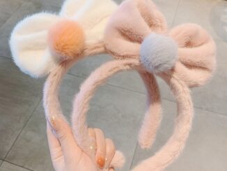 พร้อมส่ง  DayDu ที่คาดผมโบว์ขนมิงค์ เเฟชั่นสไตส์เกาหลี น่ารักๆ สีโทนนู้ดๆเรียบหรู F02