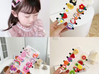บ้านพลู แพ็ก 10 ชิ้น กิ๊บติดผม กิ๊บ น่ารัก สีสวย สดใส สำหรับเด็ก