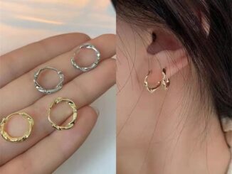 พร้อมส่ง ต่างหูเข็มเงิน 925 ทรงเรขาคณิต สไตล์เกาหลี สําหรับผู้หญิง