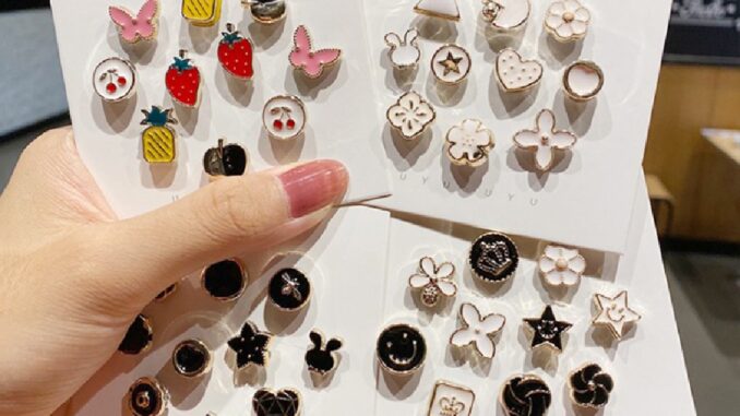 【monnygo】เข็มกลัดกระดุมมุก สําหรับตกแต่งเสื้อเชิ้ตผู้หญิง 10 ชิ้น